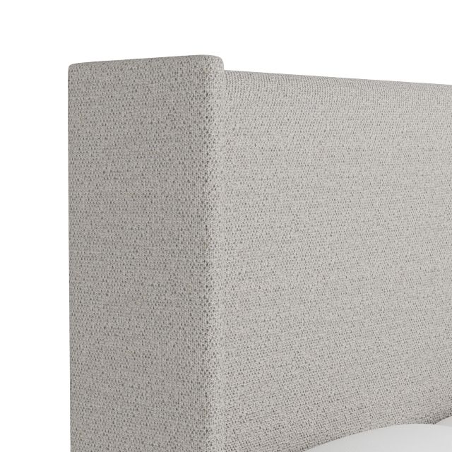 Captiva Gellar Gray 60" Upholstered Shelter Bed