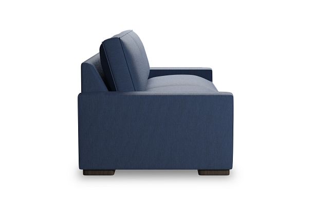 Edgewater Revenue Dark Blue 96" Sofa W/ 2 Cushions (2)