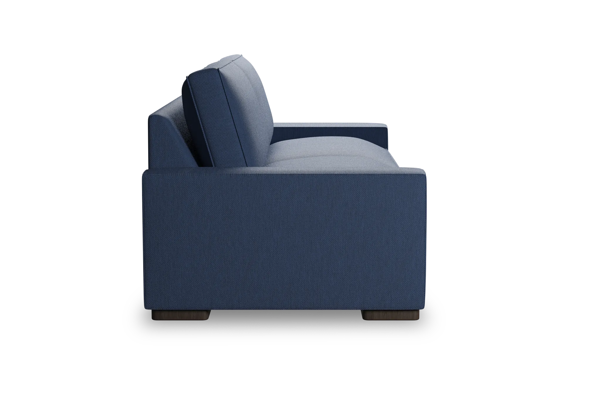 Edgewater Revenue Dark Blue 96" Sofa W/ 2 Cushions