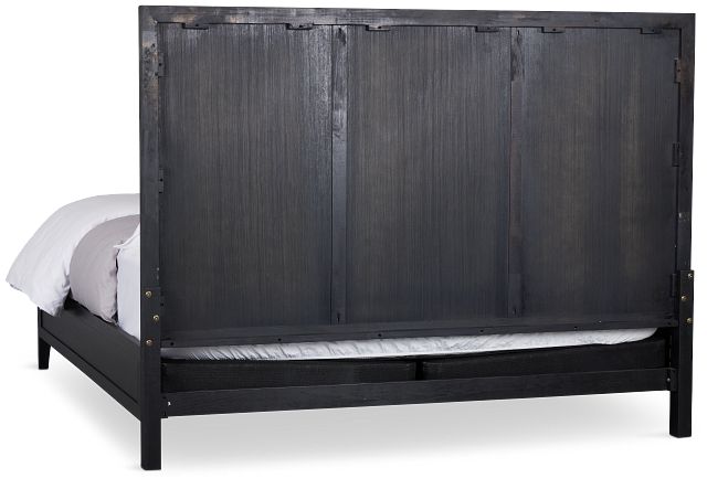 Alden Black Wood Platform Bed