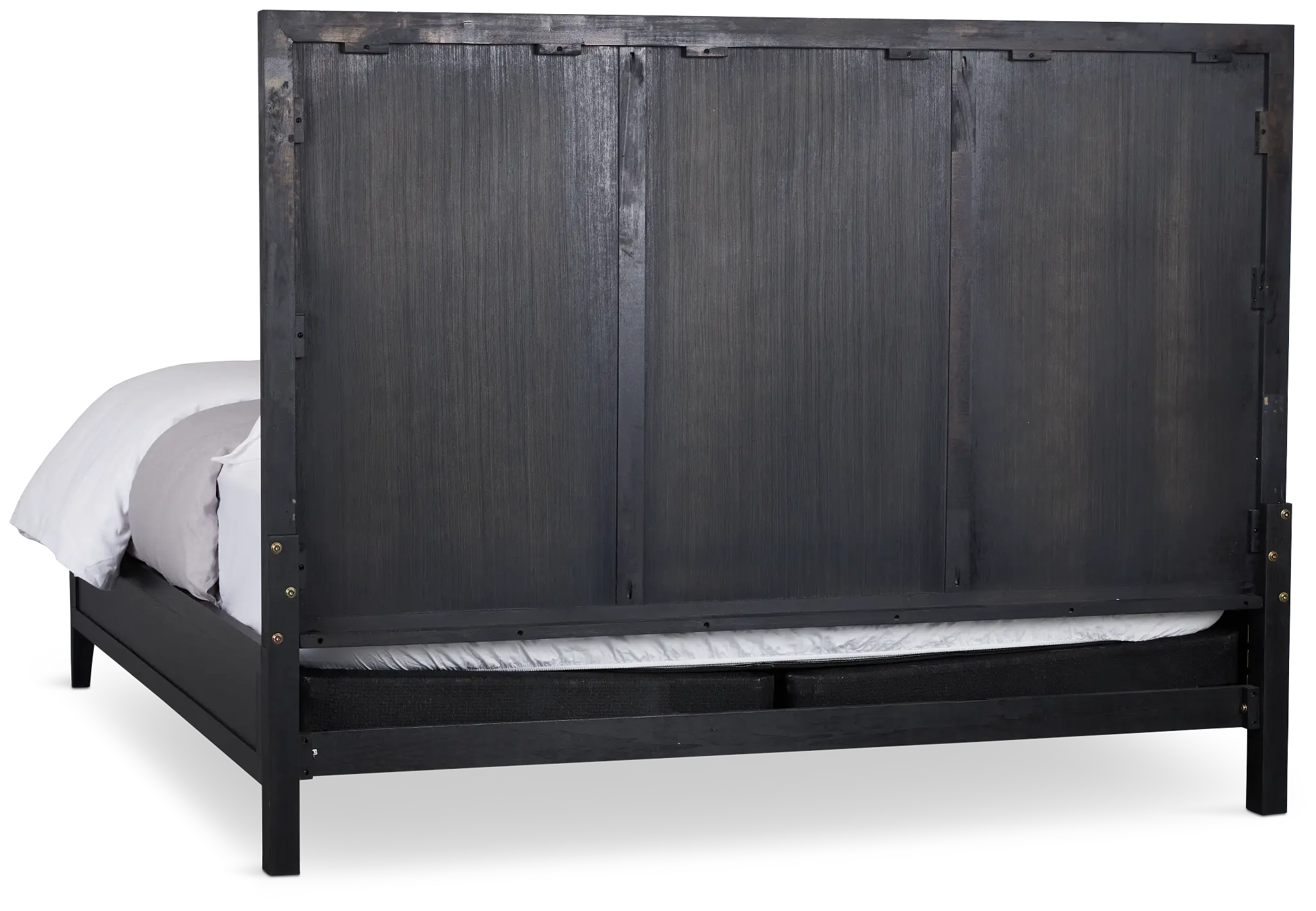 Alden Black Wood Platform Bed Alden Black Wood Platform Bed