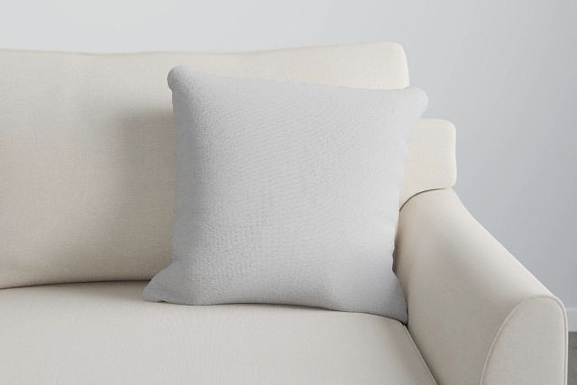 Peyton White 20" Accent Pillow