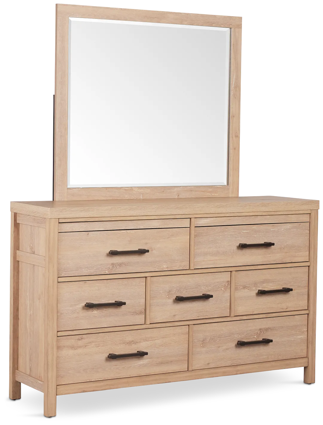 Layton Light Tone Dresser & Mirror