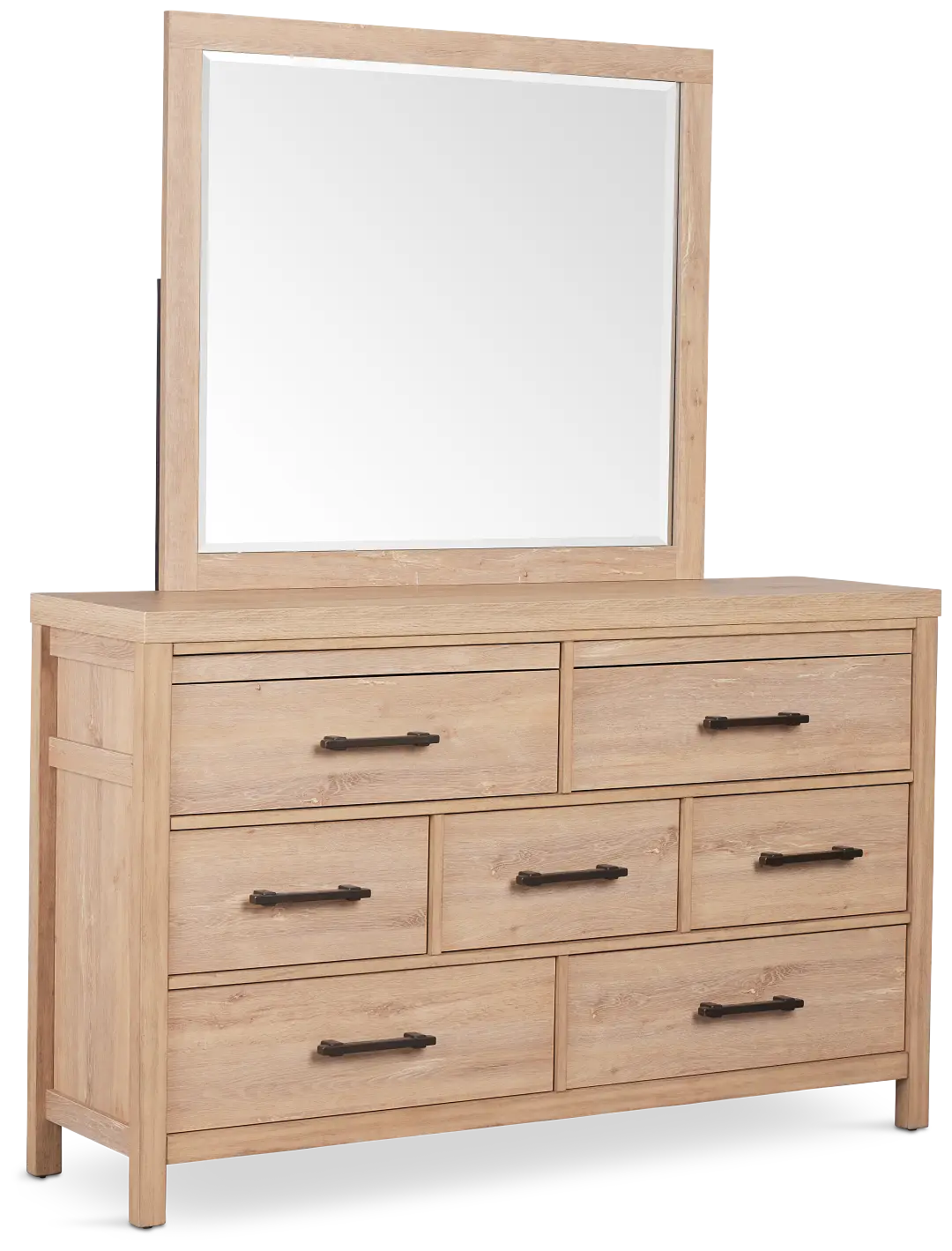 Layton Light Tone Dresser & Mirror Layton Light Tone Dresser & Mirror