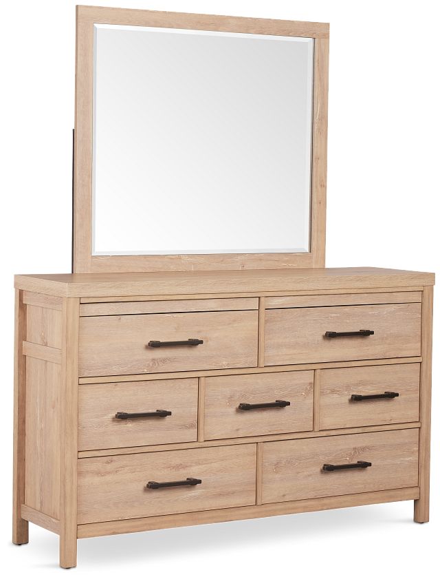 Layton Light Tone Dresser & Mirror