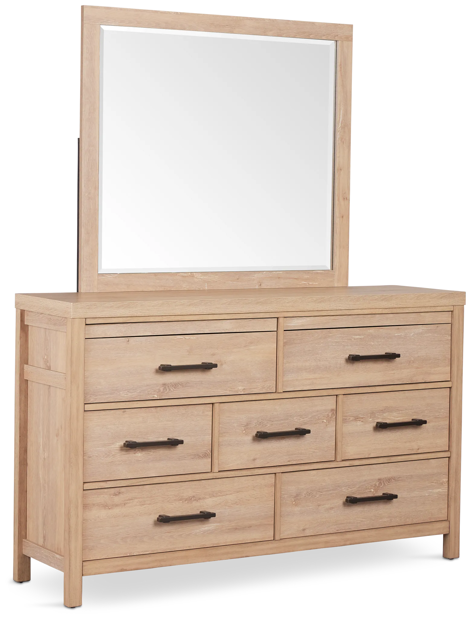 Layton Light Tone Dresser & Mirror