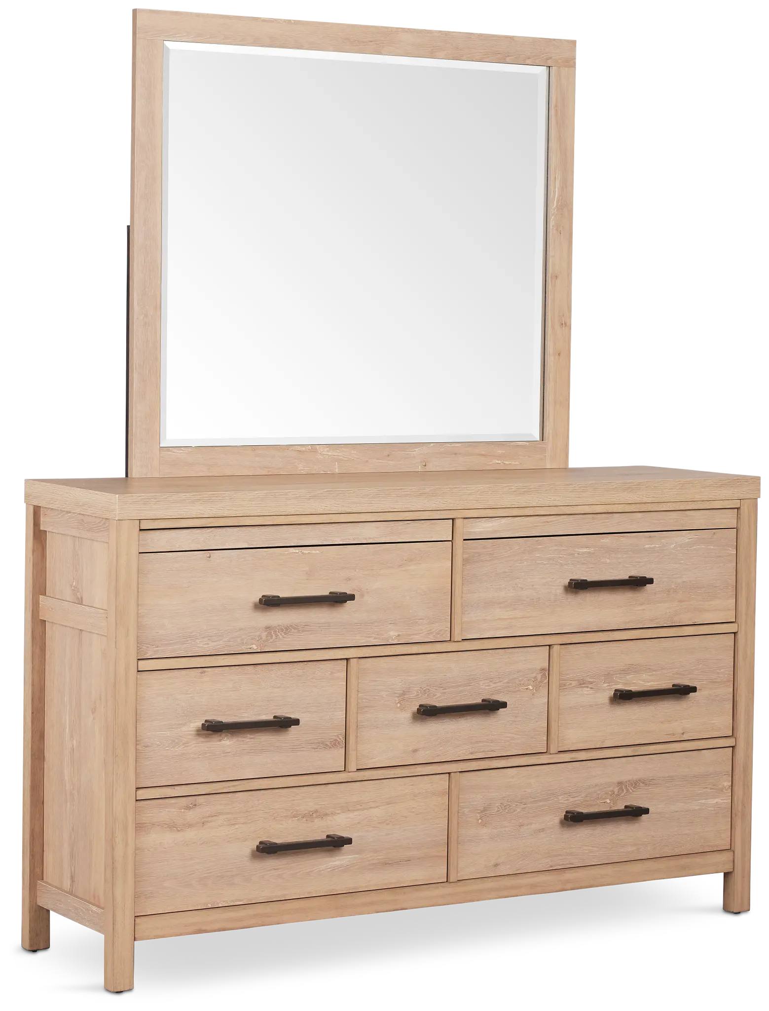 Layton Light Tone Dresser & Mirror Layton Light Tone Dresser & Mirror
