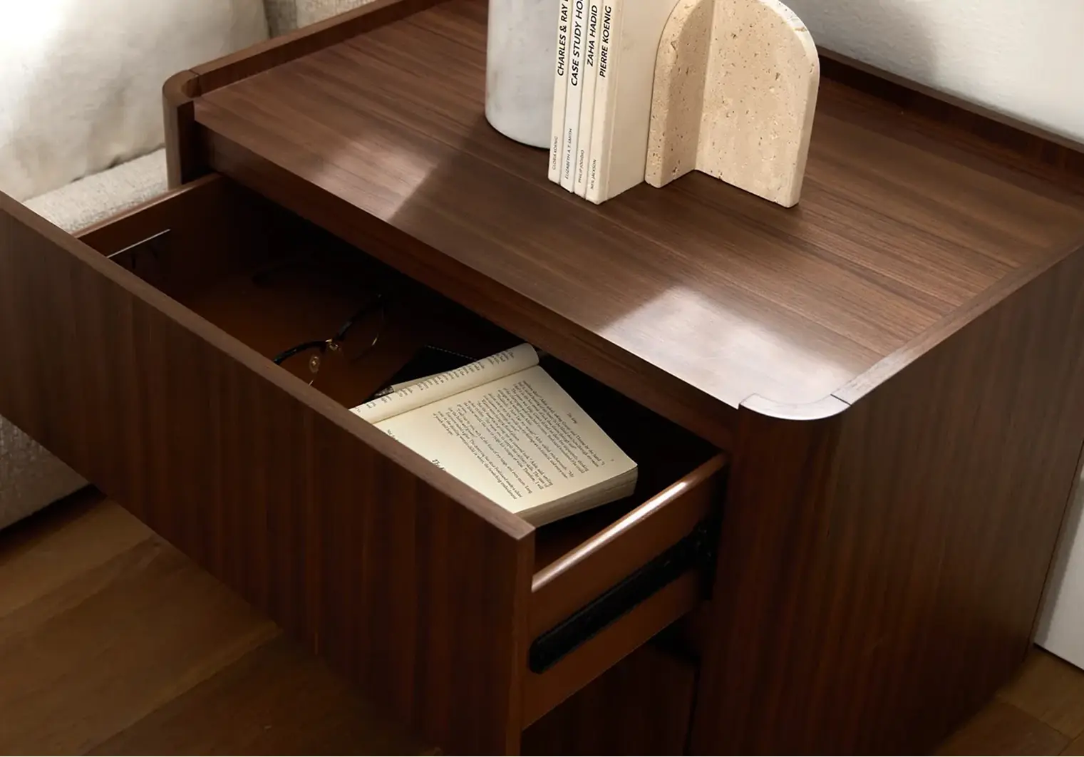Curved profiles are contemporary and on trend 