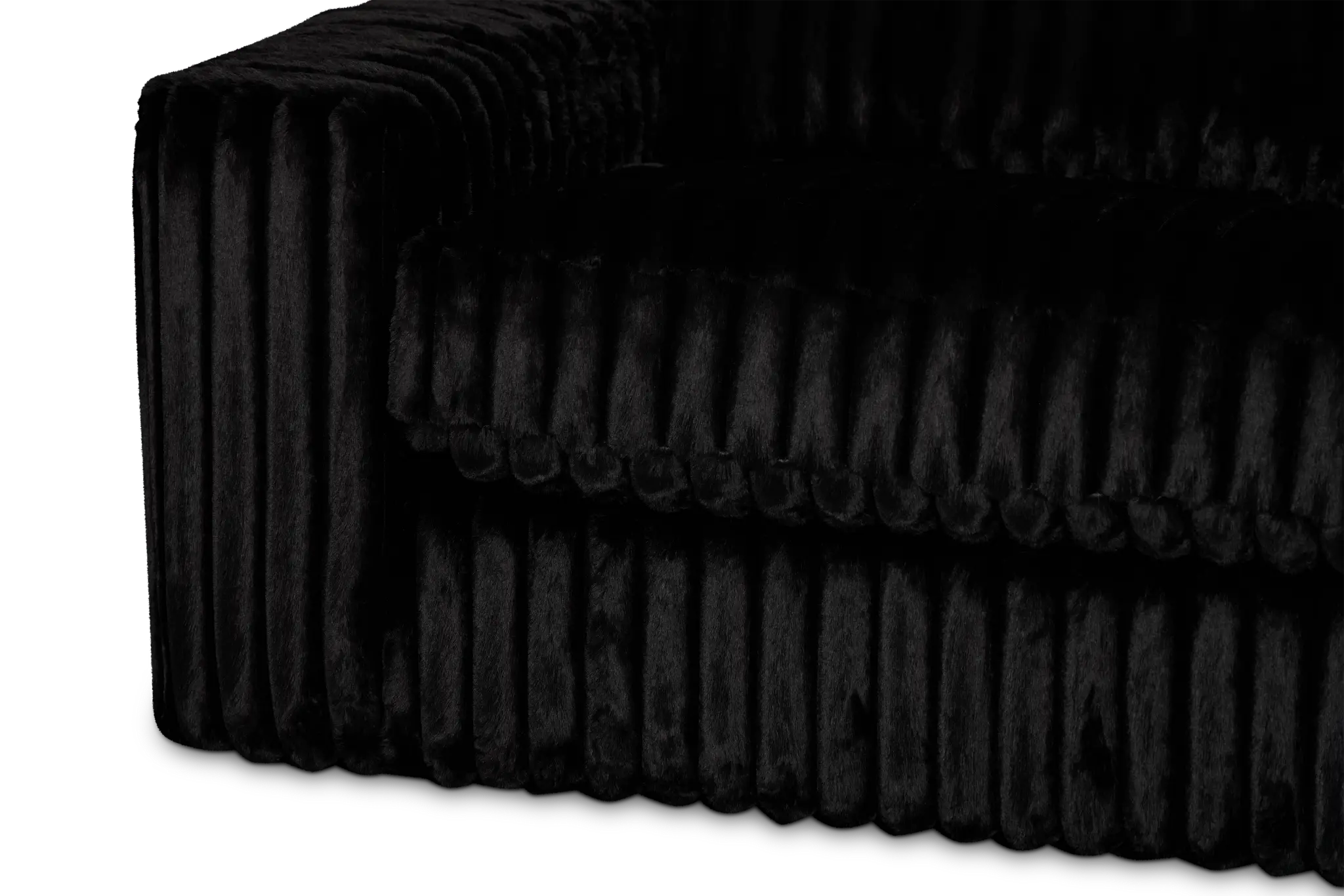 Teddy Black Fabric Oversized Chair Teddy Black Fabric Oversized Chair