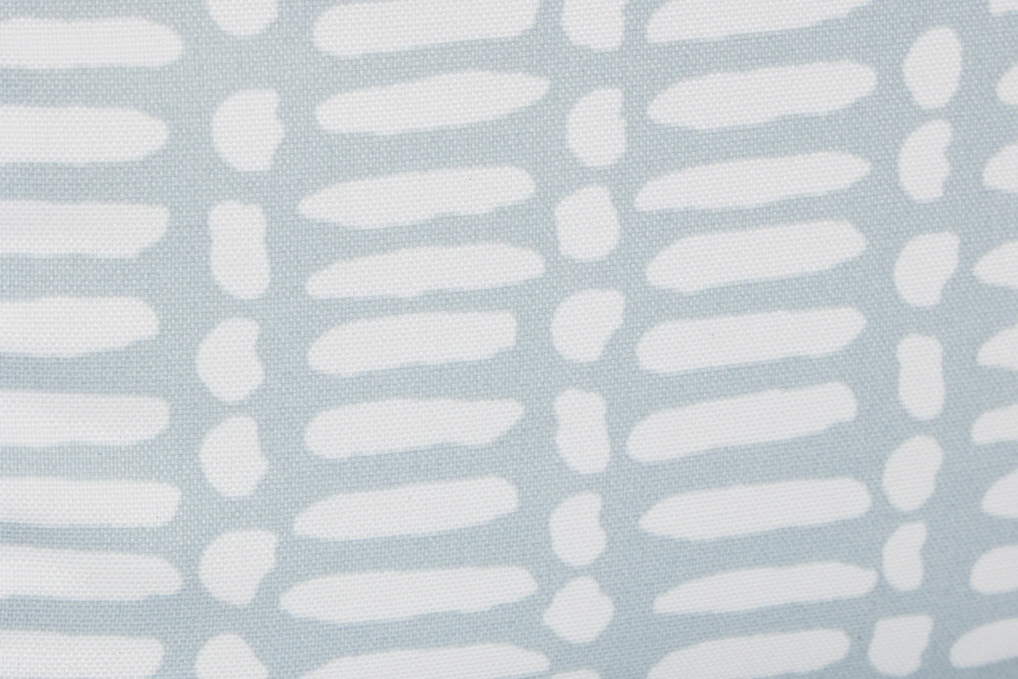 Deja Light Blue Fabric Accent Pouf