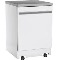Ge 225 Series White Portable Dishwasher