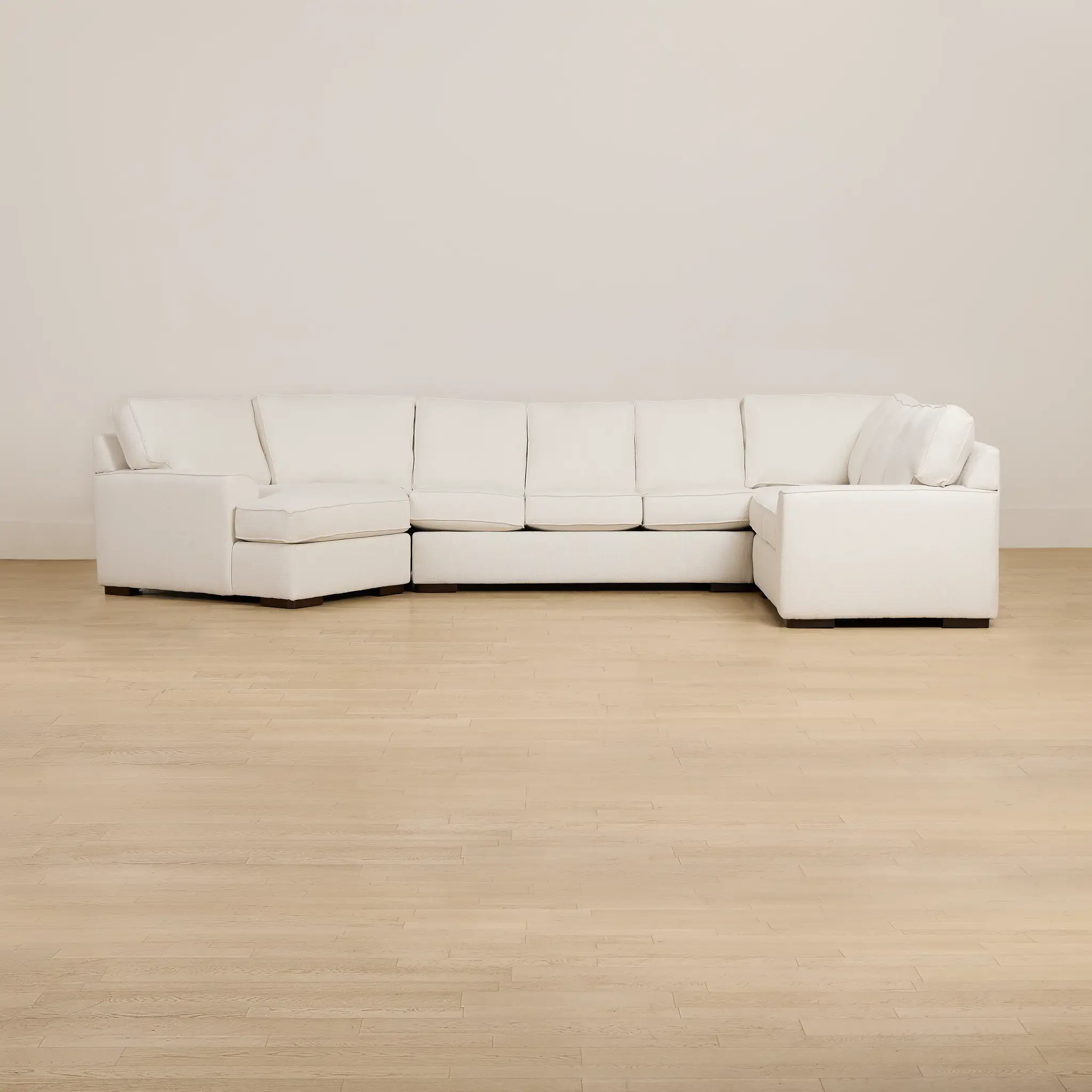 Sinclair Light Beige Fabric Left Cuddler Innerspring Sleeper Sectional Sinclair Light Beige Fabric Left Cuddler Innerspring Sleeper Sectional