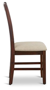 Jax Dark Tone Wood Side Chair