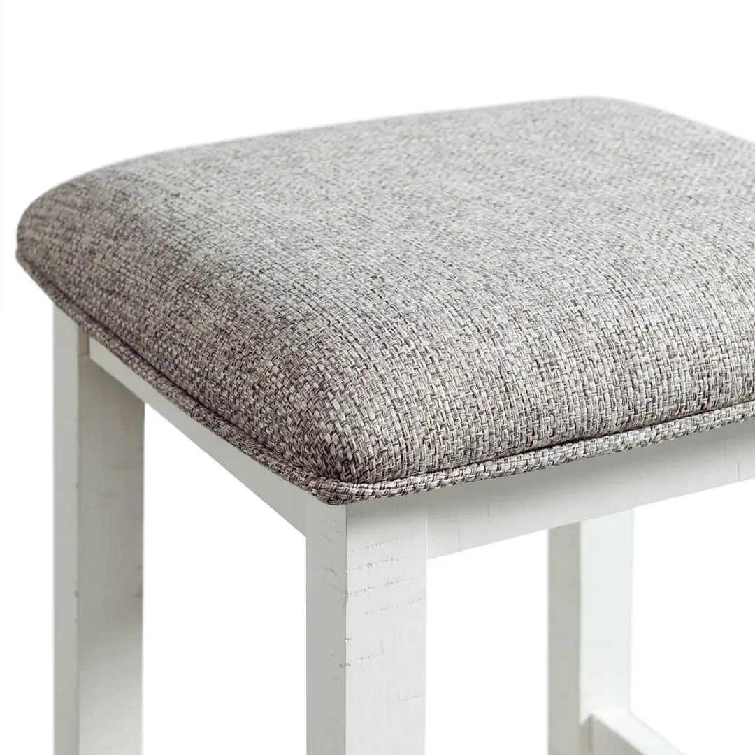 Aldo White Sofa Table With 3 Stools Aldo White Sofa Table With 3 Stools