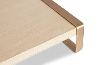 Adelena Light Tone Wood Desk Stand