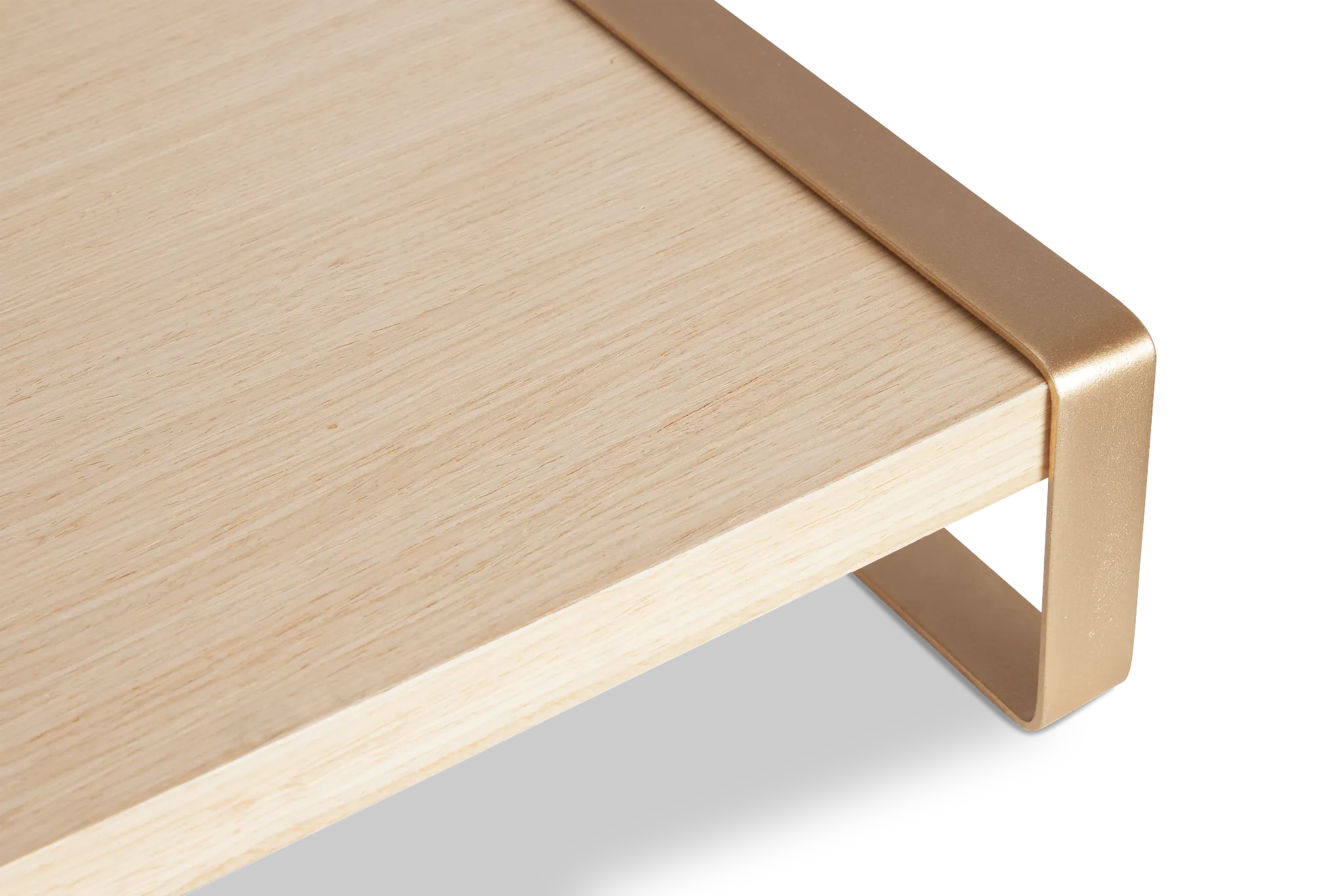 Adelena Light Tone Wood Desk Stand