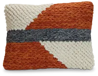 Melina Taupe Lumbar Accent Pillow