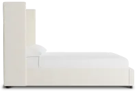 Captiva Gellar White 60" Upholstered Shelter Bed