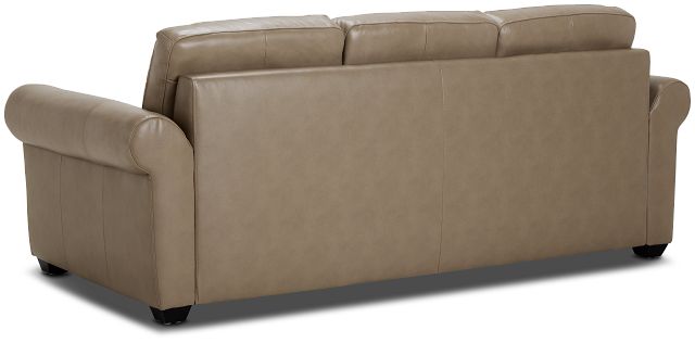 Lincoln Taupe Lthr/vinyl Sofa