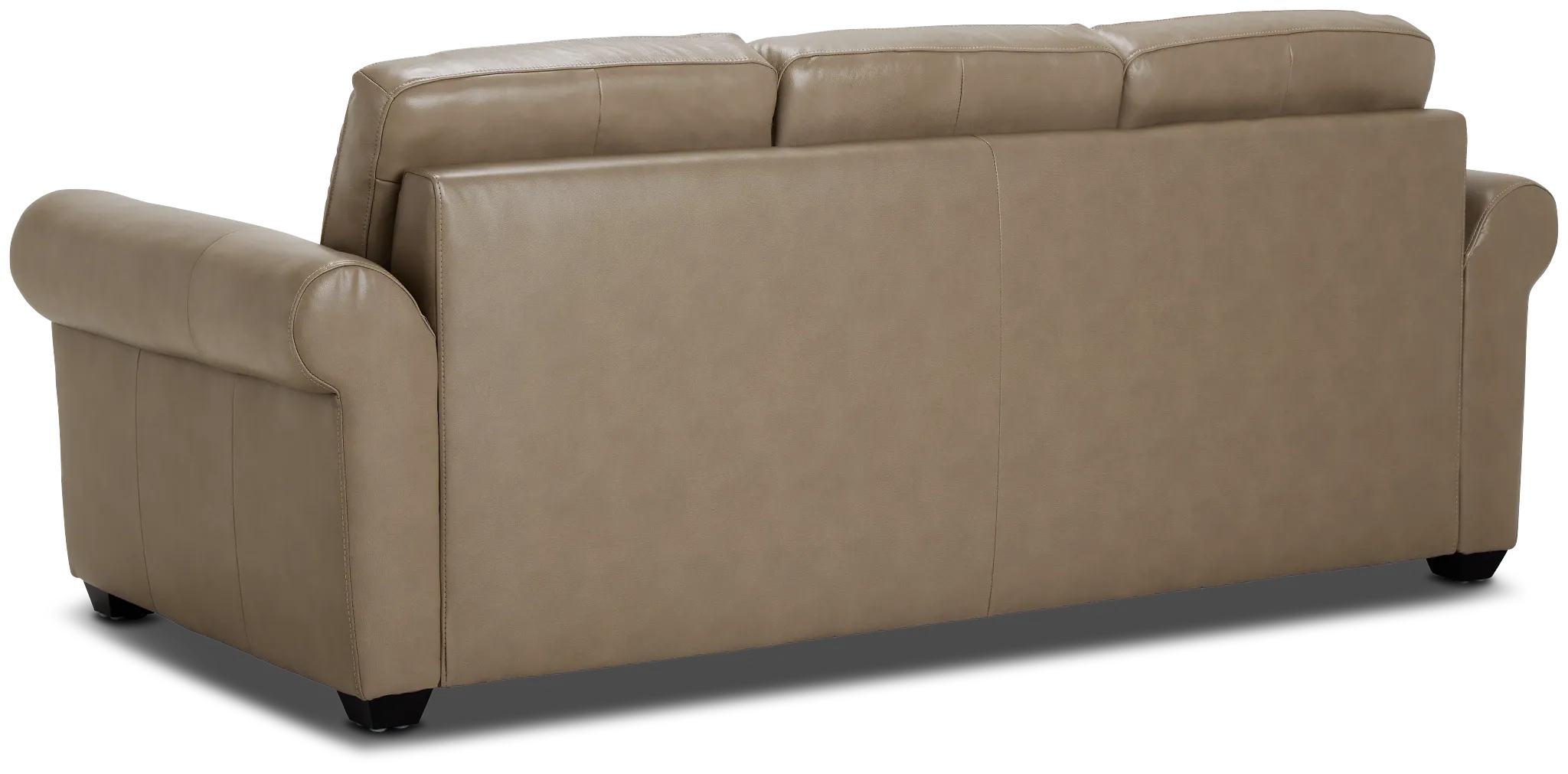 Lincoln Taupe Lthr/vinyl Sofa