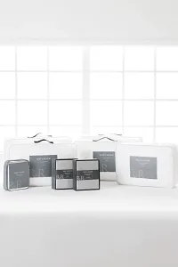 Rest & Renew Cotton Sateen White 300 Thread Duvet Set