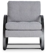 Porter Gray Fabric Accent Chair
