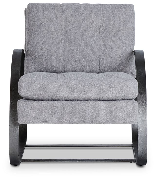 Porter Gray Fabric Accent Chair