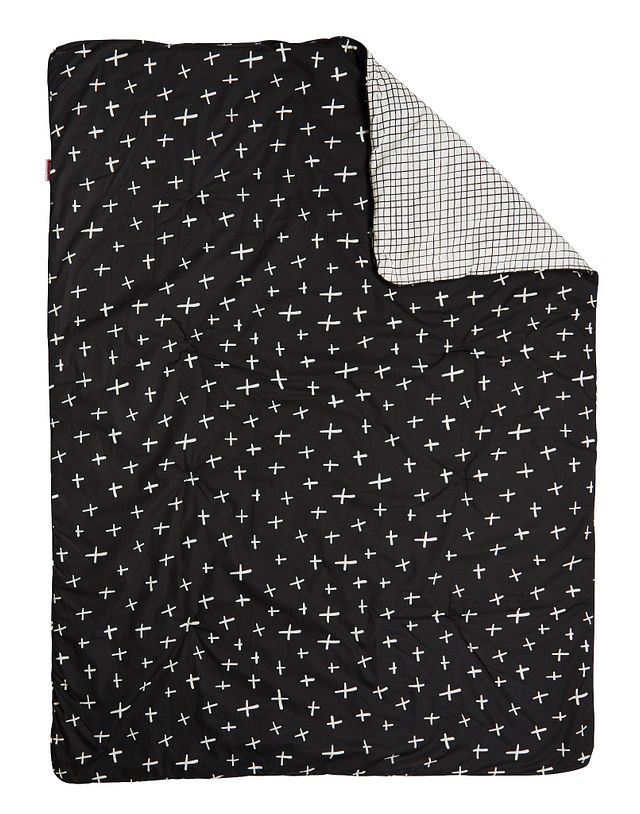 Tuxedo Black 5 Piece Crib Bedding Set (3)