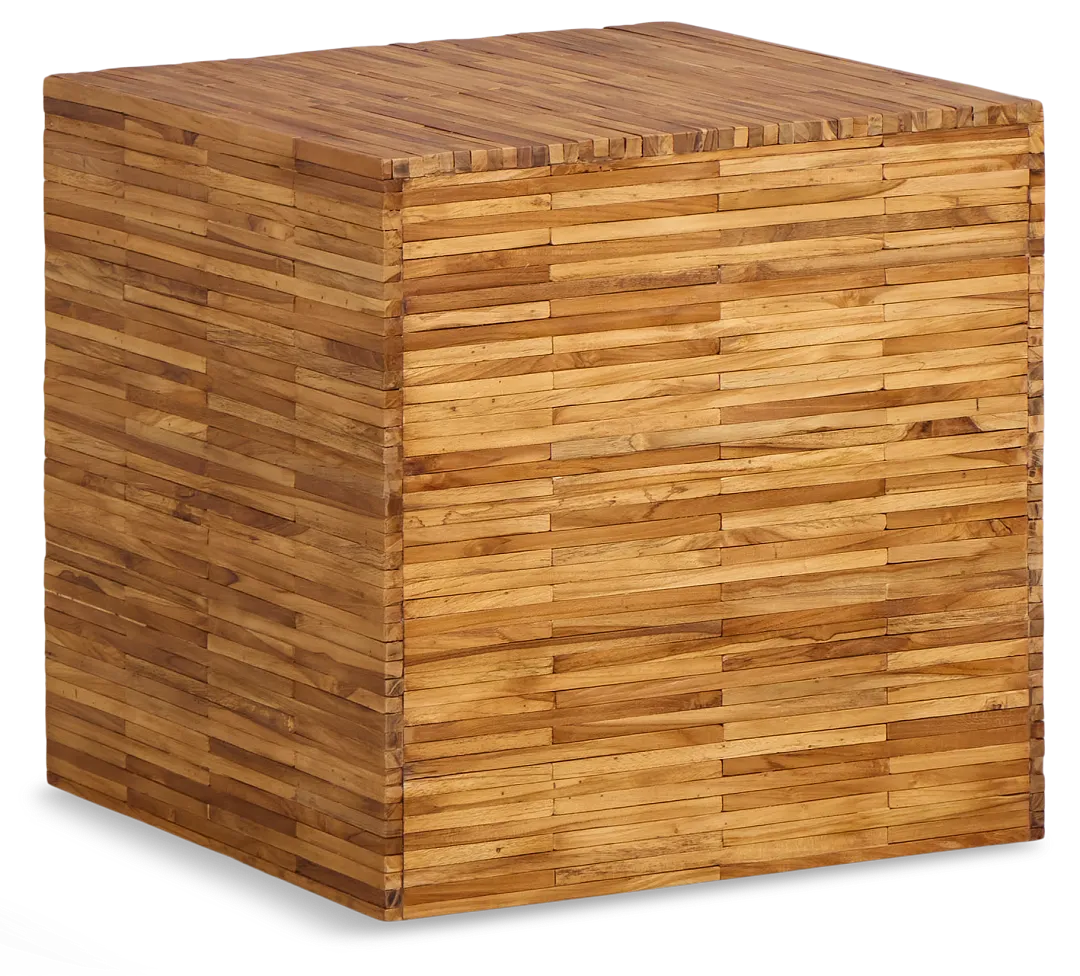 Haven Mid Tone Wood Square End Table