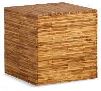 Haven Mid Tone Wood Square End Table