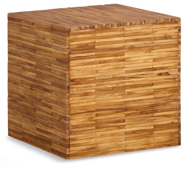 Haven Mid Tone Wood Square End Table