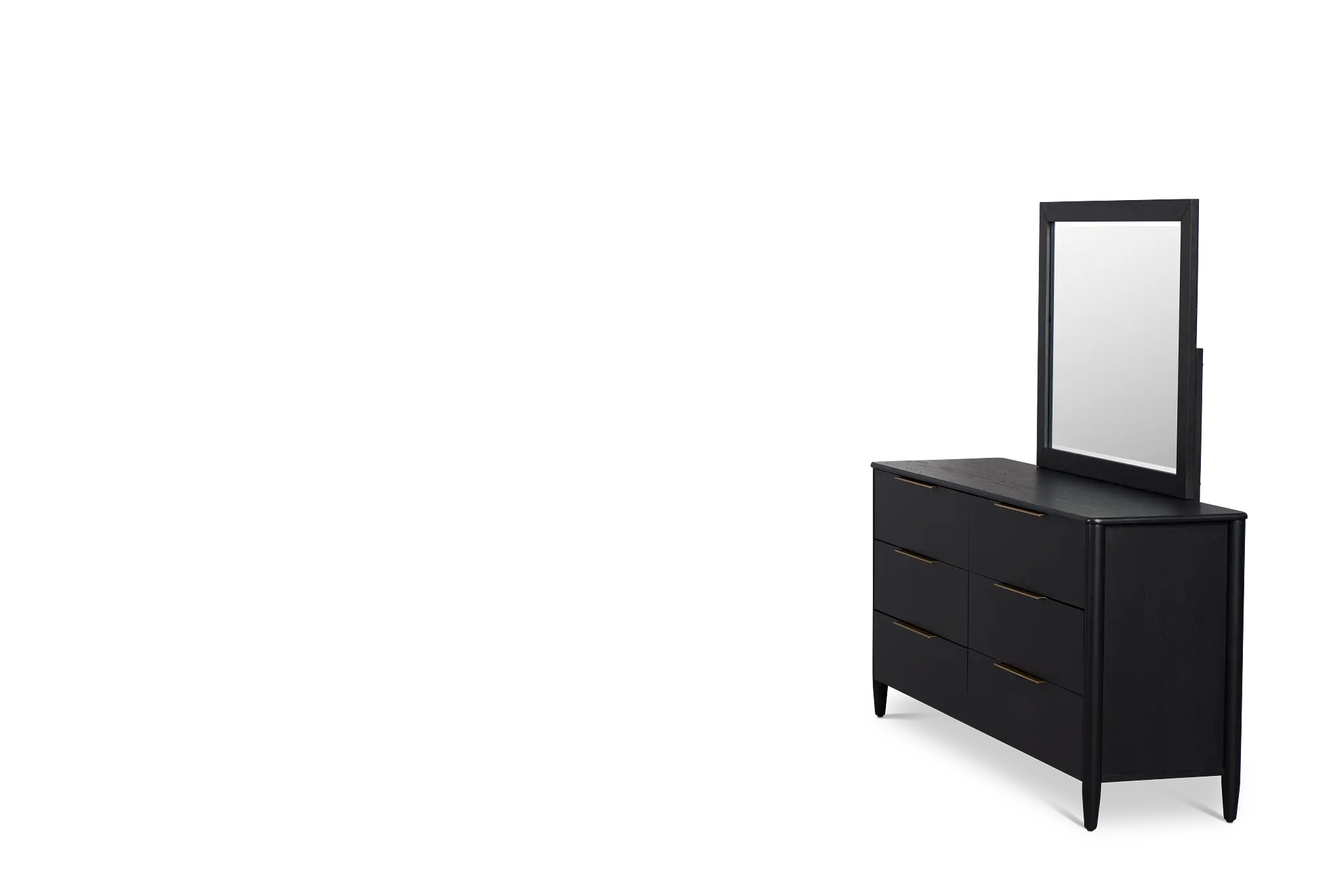 Stockton Black Dresser & Mirror Stockton Black Dresser & Mirror