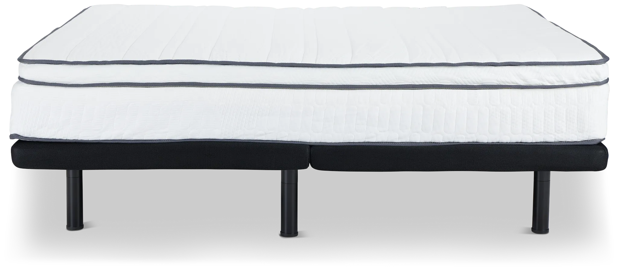 Rest & Renew By Zinus 12" Hybrid Elite Adjustable Mattress Set