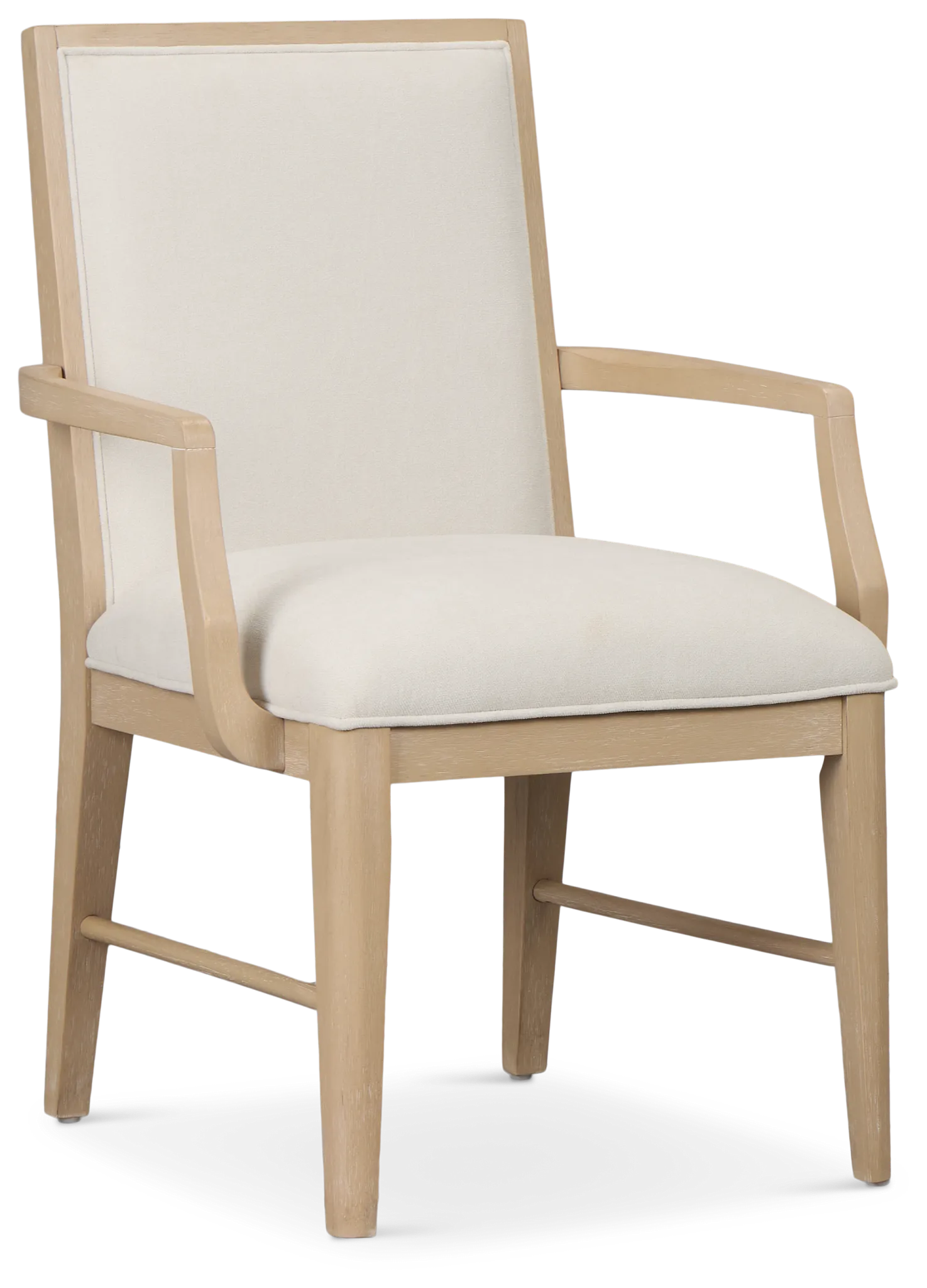 Castello Light Tone Upholstered Arm Chair