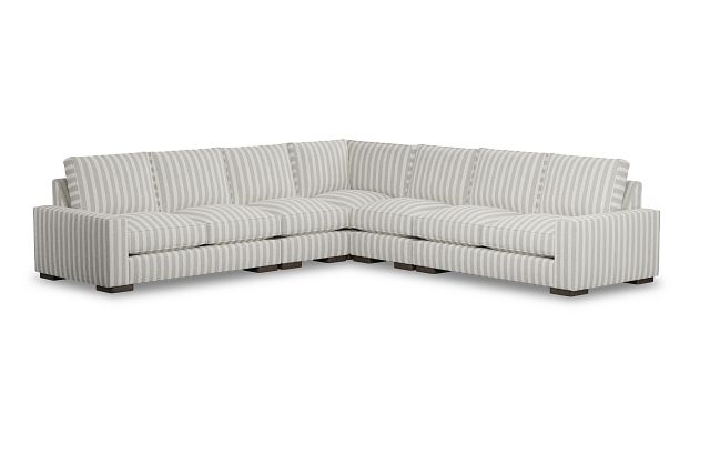 Edgewater Sea Lane Light Gray Large Two-arm Sectional