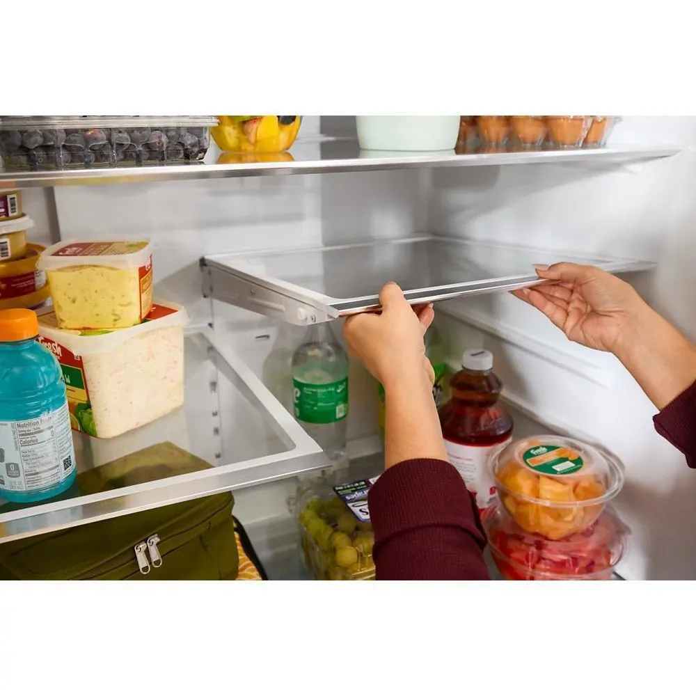 Whirlpool 3536 Series Black Stnl Steel French Door Refrigerator