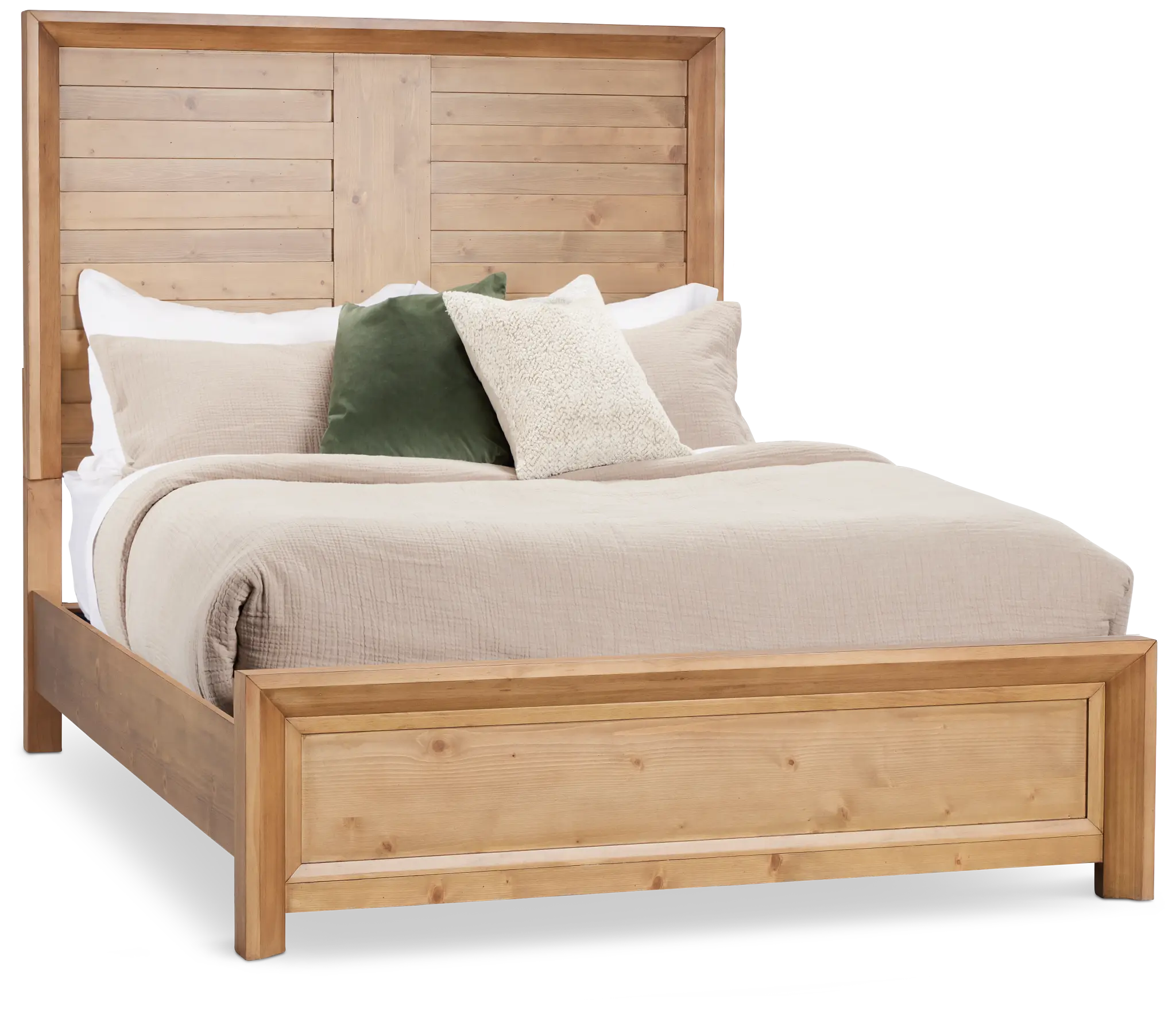Vail Light Tone Panel Bed Vail Light Tone Panel Bed