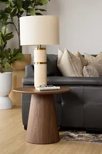 Nomad Mid Tone Round End Table