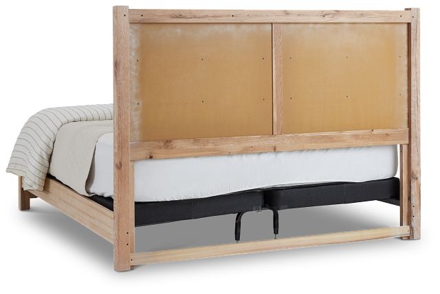 Salt Lake Light Tone Panel Bed