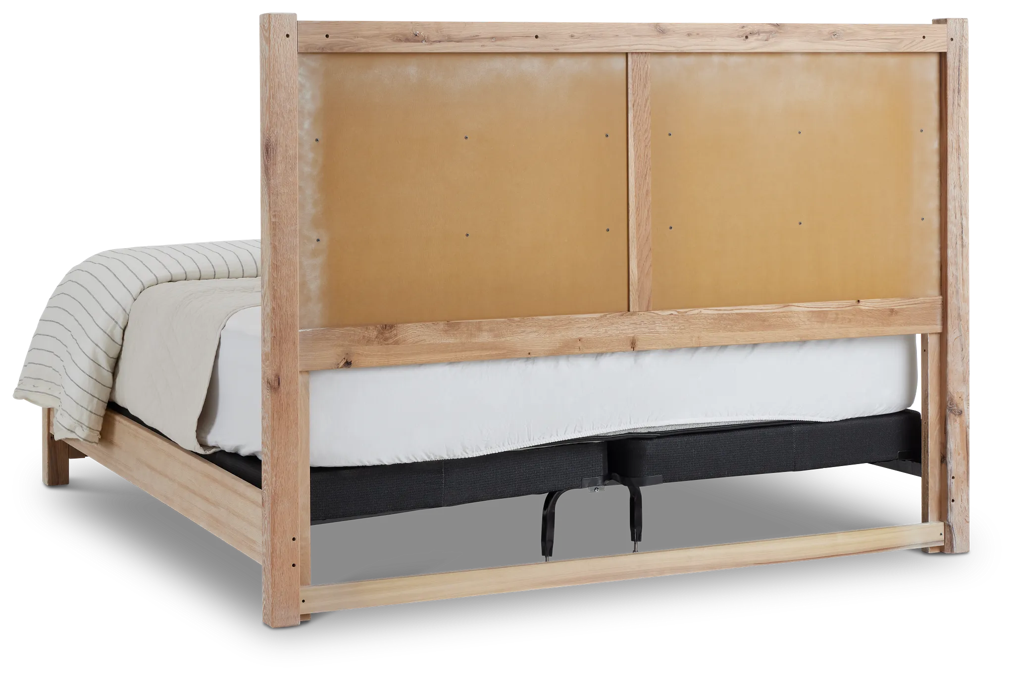 Salt Lake Light Tone Panel Bed