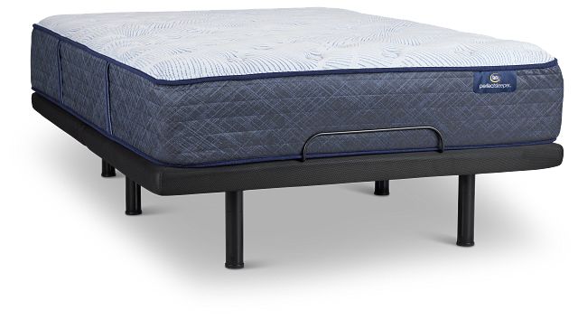 Serta Perfect Sleeper Blue Lagoon Nights Plush Deluxe Adjustable Mattress Set