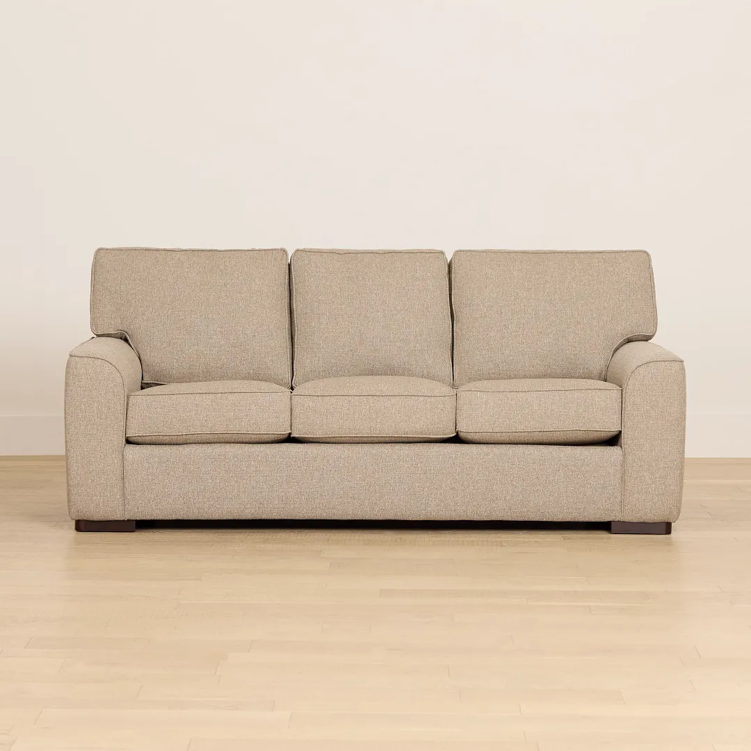 Sinclair Brown Fabric Memory Foam Sleeper
