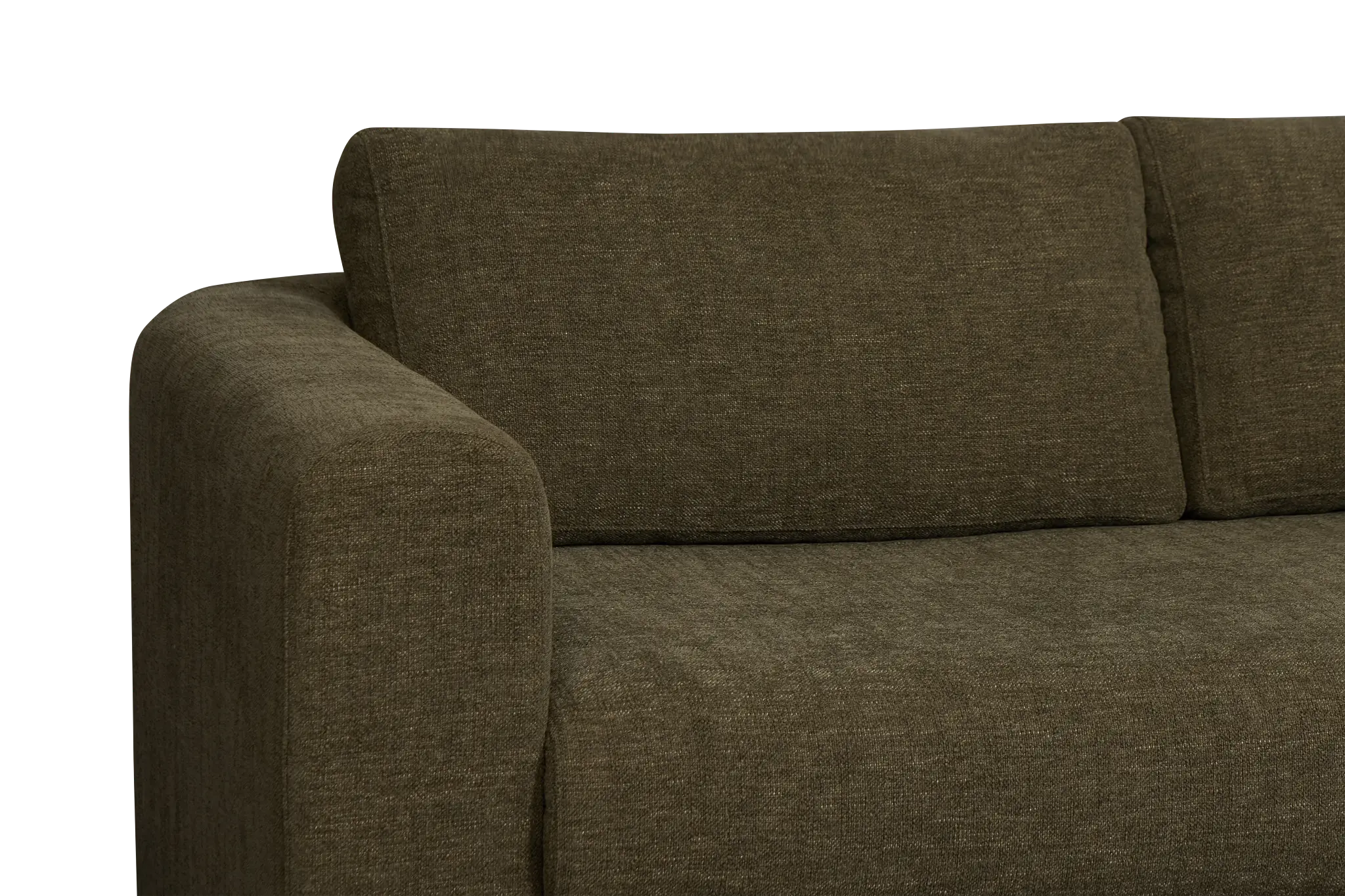 Alma Dark Green Fabric Small 2-arm Wedge Sectional Alma Dark Green Fabric Small 2-arm Wedge Sectional