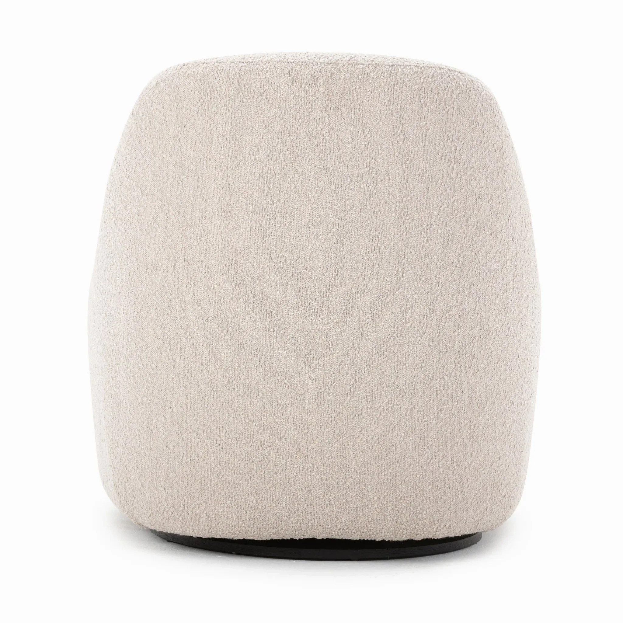 Lenin Light Beige Fabric Swivel Accent Chair