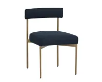 Mabel Navy Upholstered Side Chair