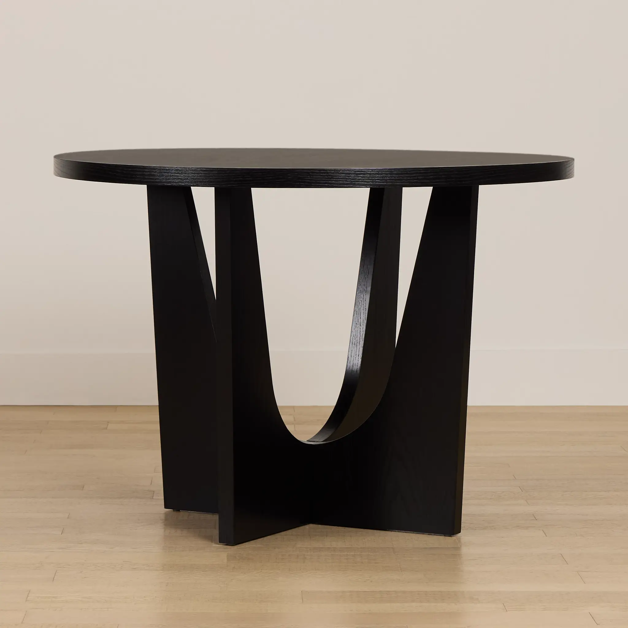 Oxford Black Round High Dining Table Oxford Black Round High Dining Table