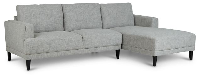 Shepherd Gray Fabric Right Chaise Sectional