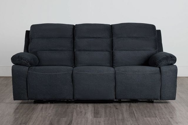 Orion Dark Gray Fabric Power Reclining Sofa