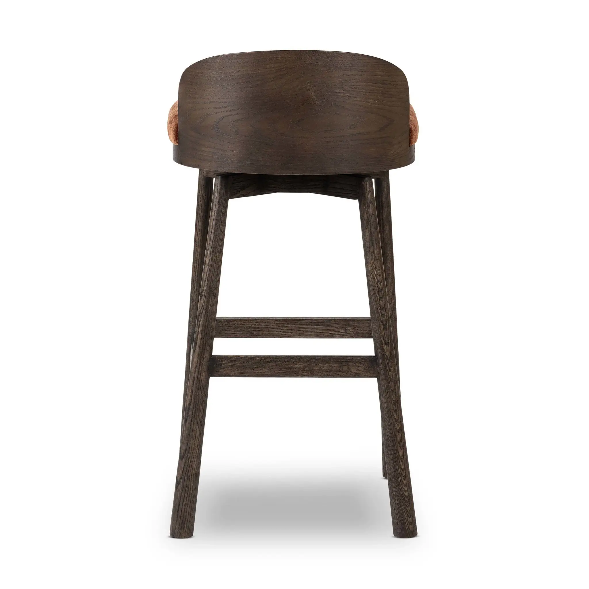 Four Hands Cloris Dark Tone 30" Upholstered Barstool Four Hands Cloris Dark Tone 30" Upholstered Barstool