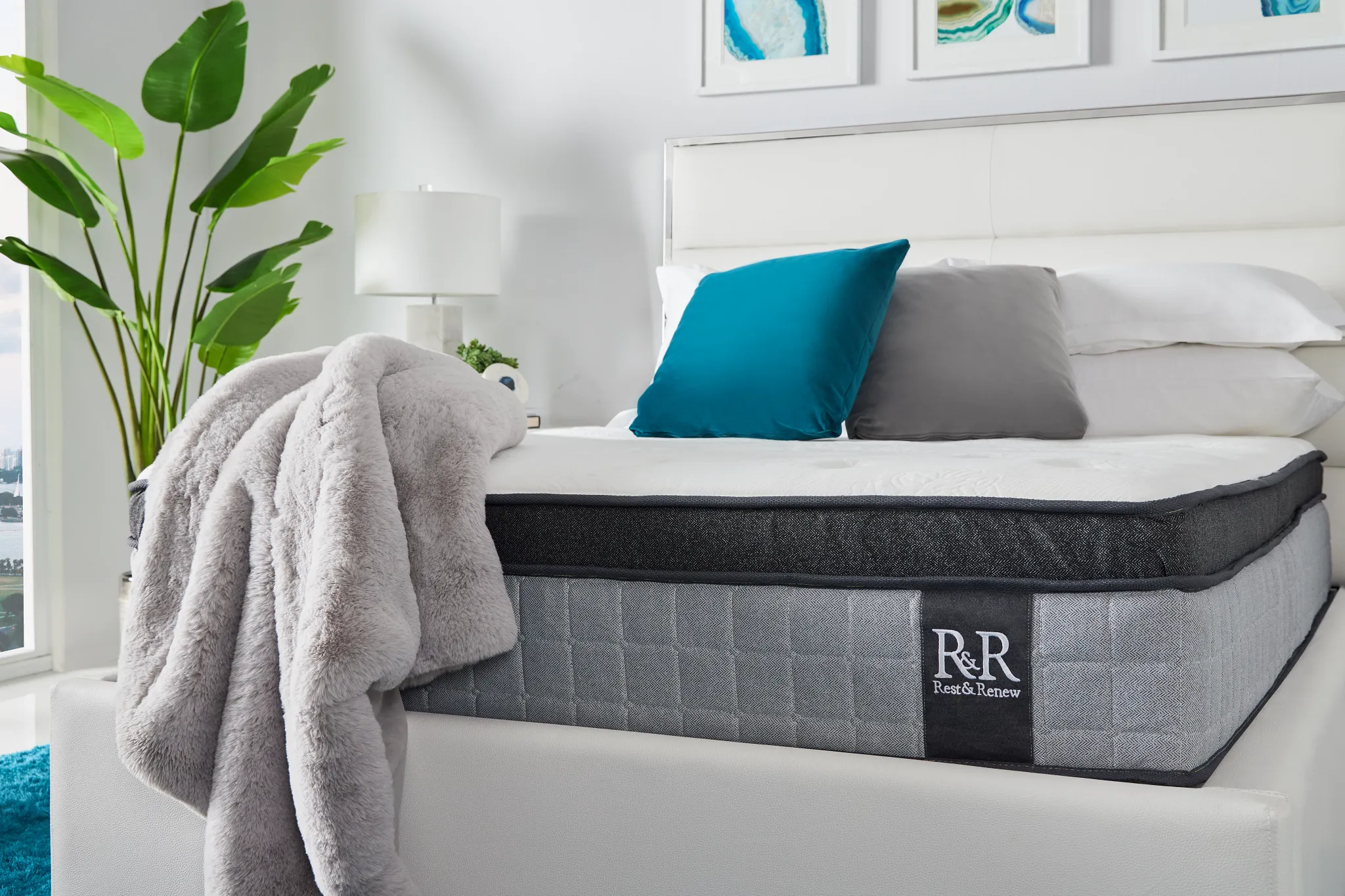 Rest & Renew By Zinus Pocket Innerspring 14" Pillow Top Mattress